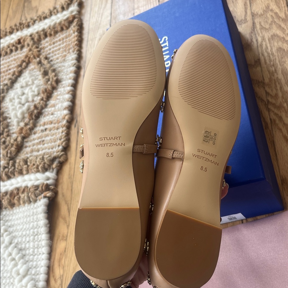 ‼️LIMITED TIME SALE ‼️Stuart weitzman Tammy crystal flats - new with box - Picture 7 of 7